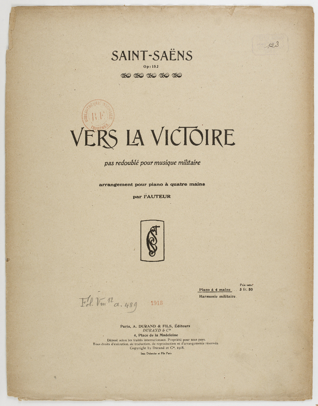 Vers la victoire, Op.152