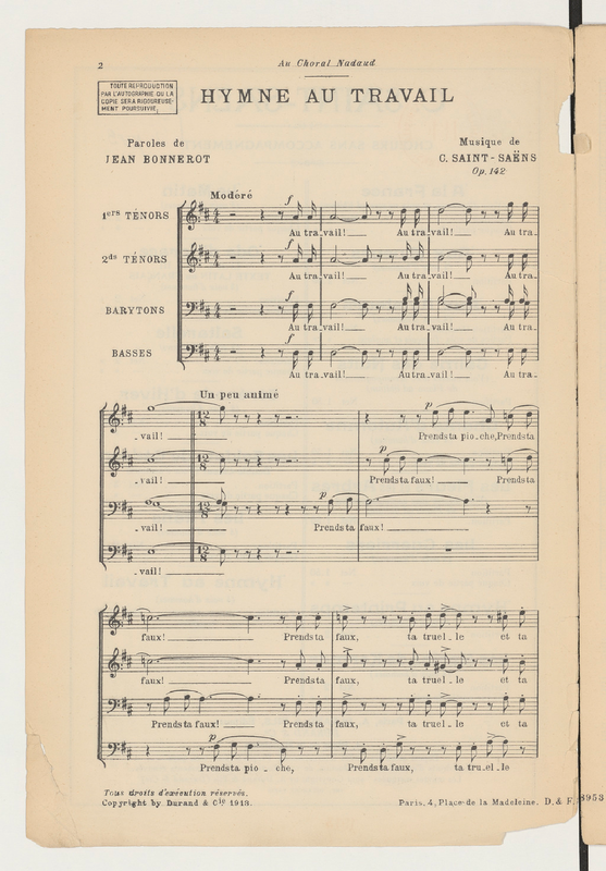 Hymne au travail