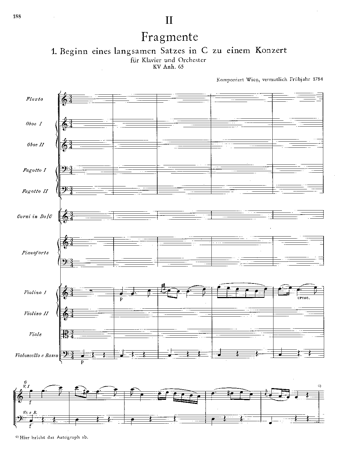 Piano Concerto in C major