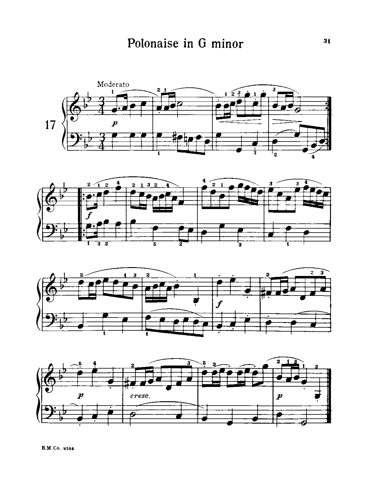Polonaise in G minor