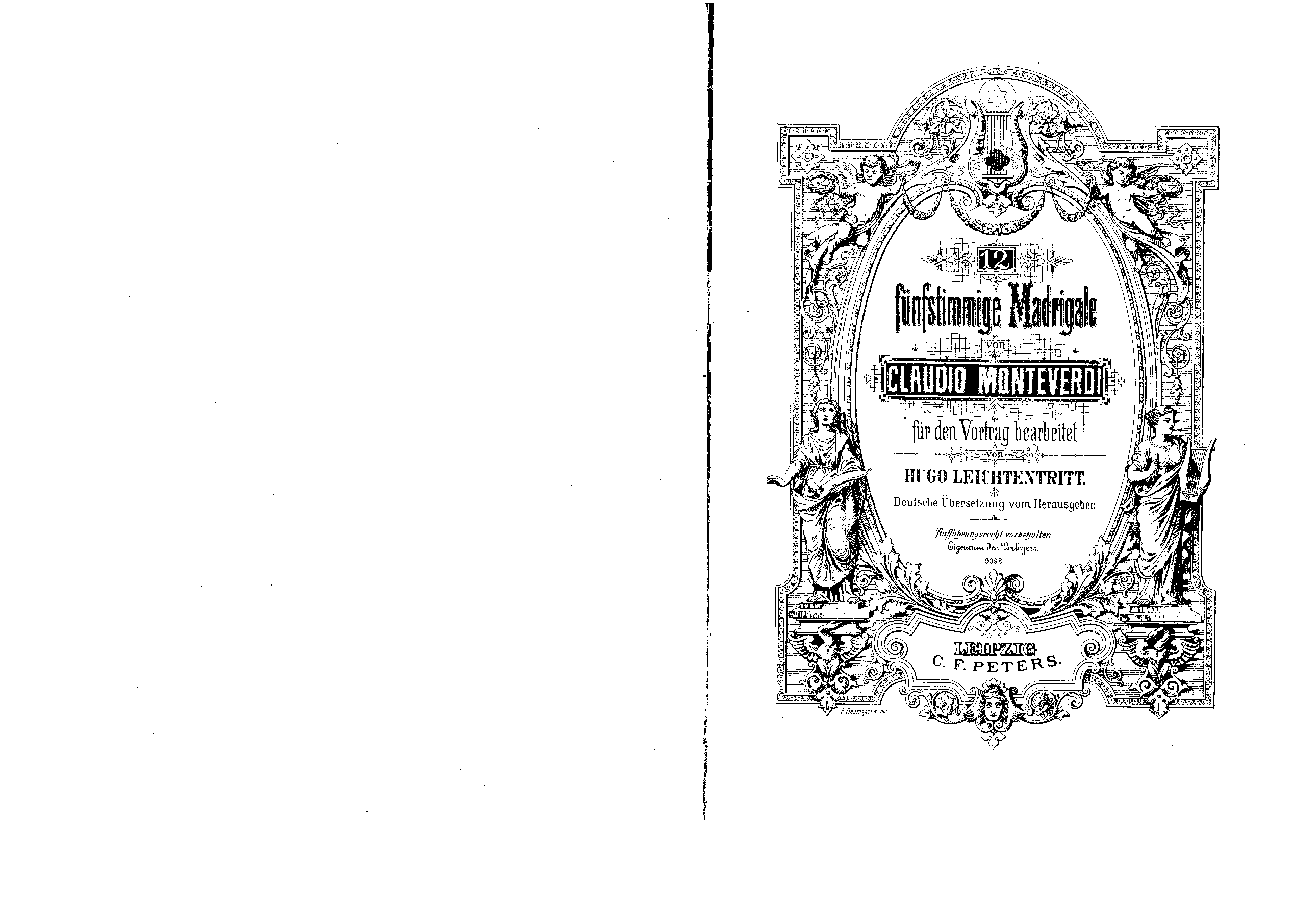 12 Fünfstimmige Madrigale