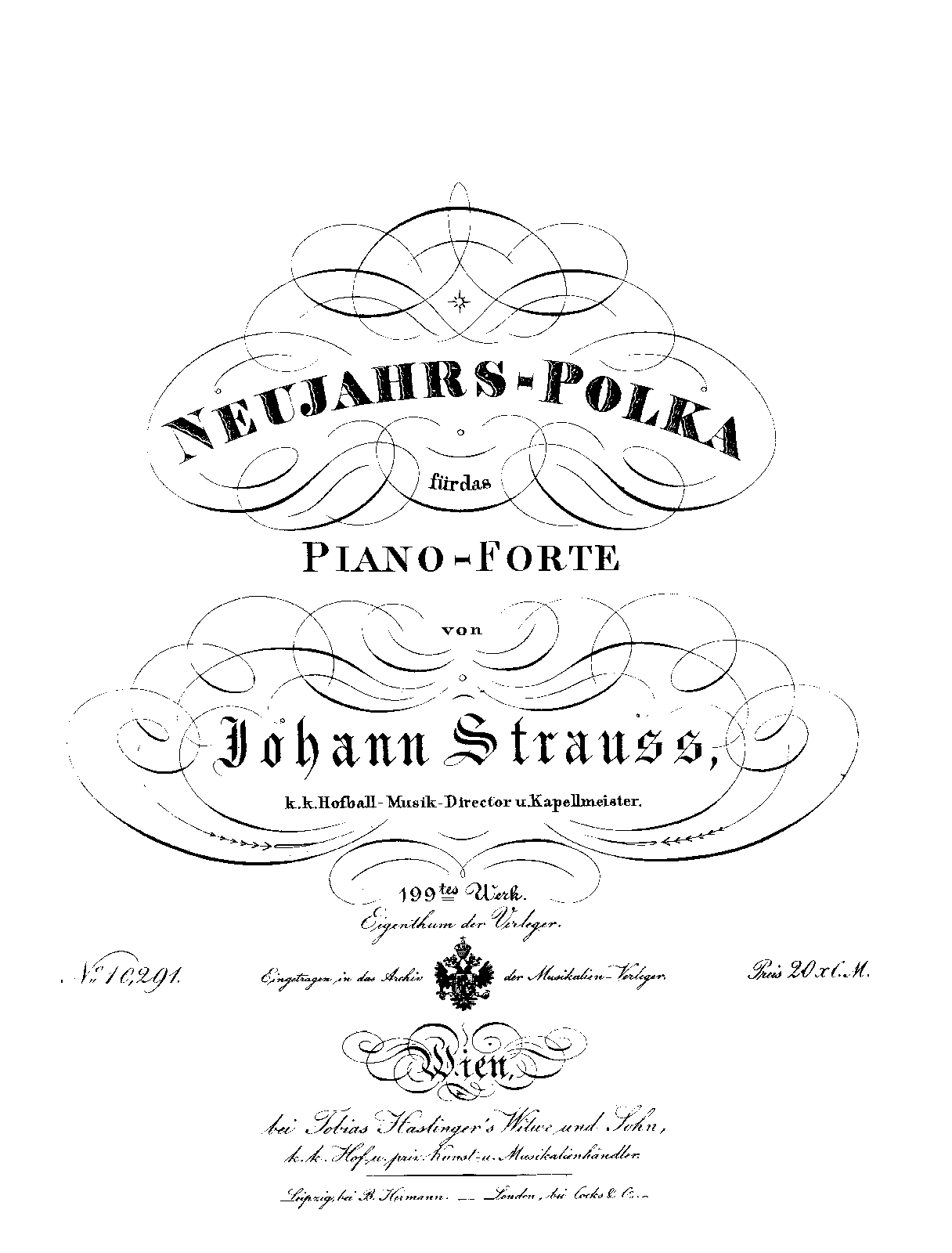 Neujahrs-Polka, Op.199