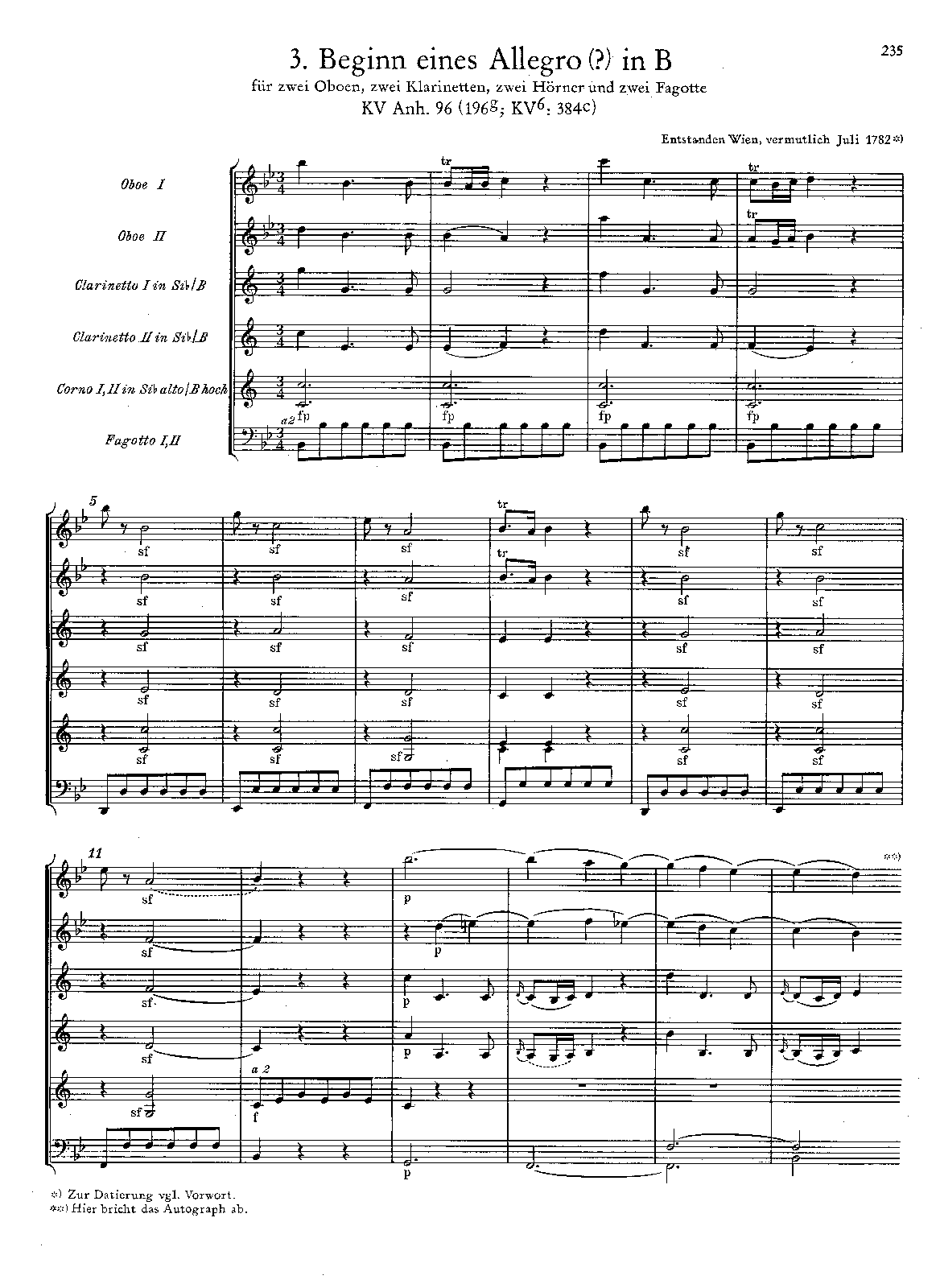 Allegro in B-flat major