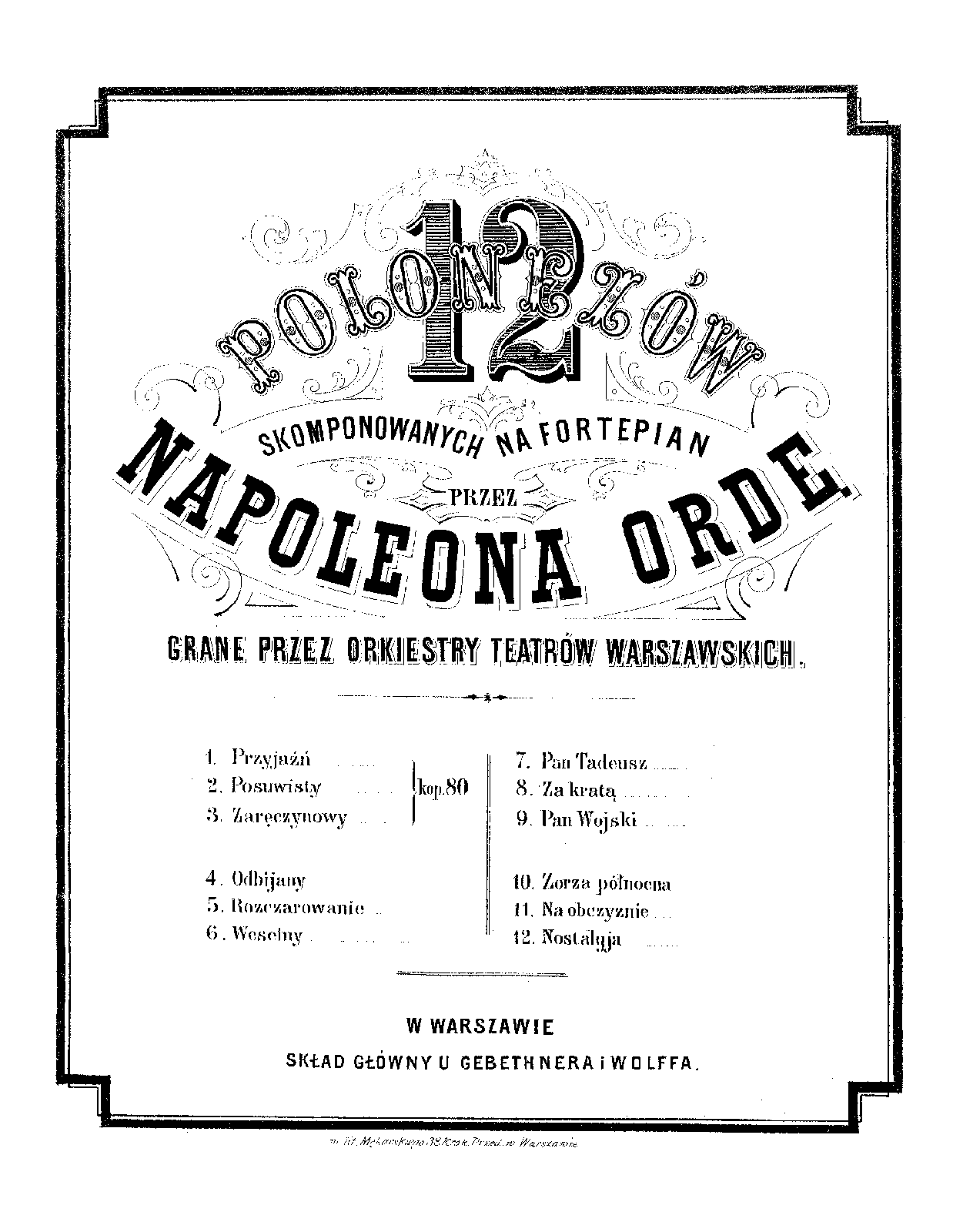12 Polonaises