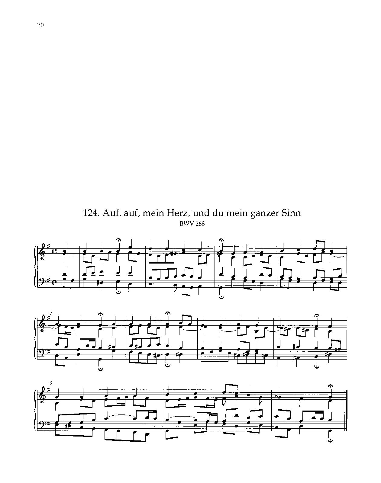 Auf, auf, mein Herz, und du, mein ganzer Sinn