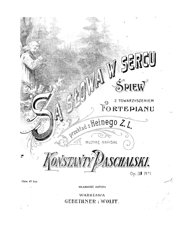 2 Pieces (one song and one instrumental work)