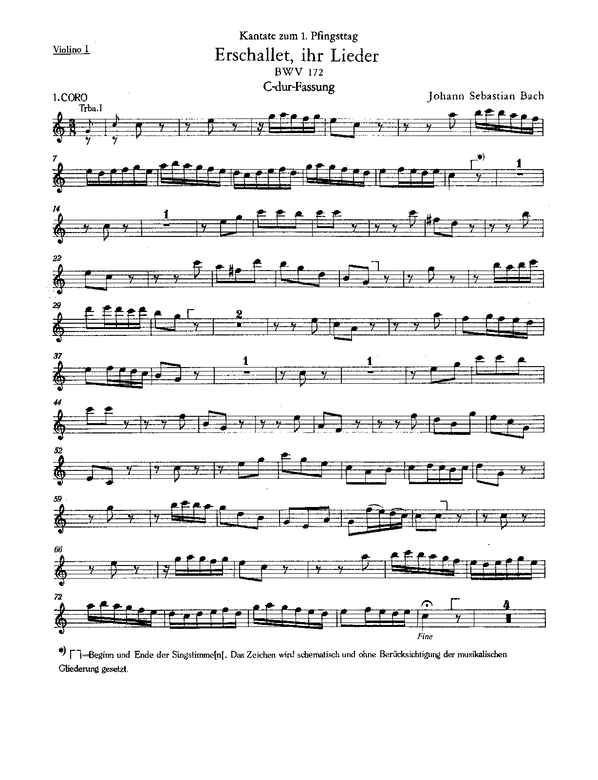 File:PMLP150082-Bach Erschallet, ihr Lieder, BWV 172 (Critical) - Violins I.pdf