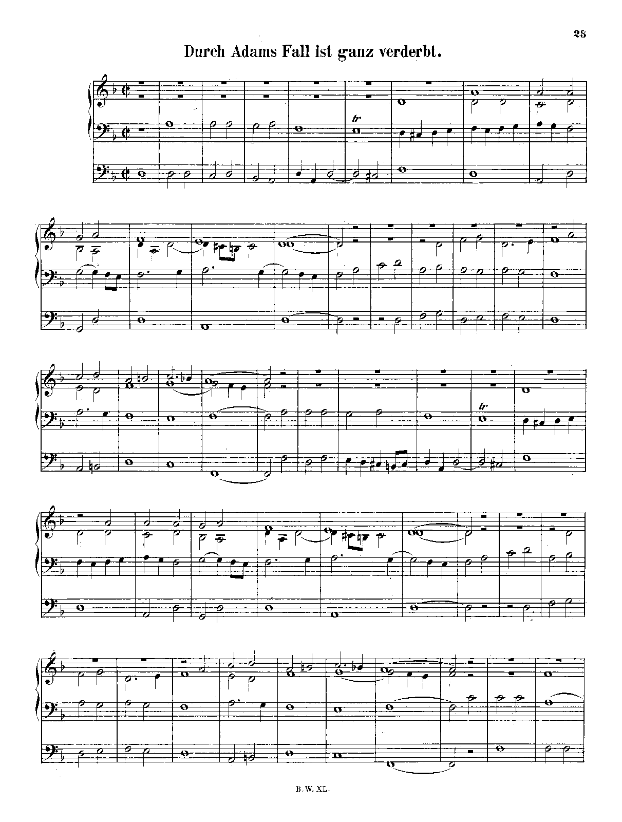 Durch Adams Fall ist ganz verderbt