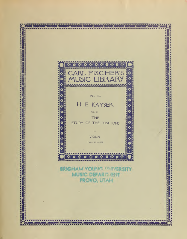 Das Studium der Lagen