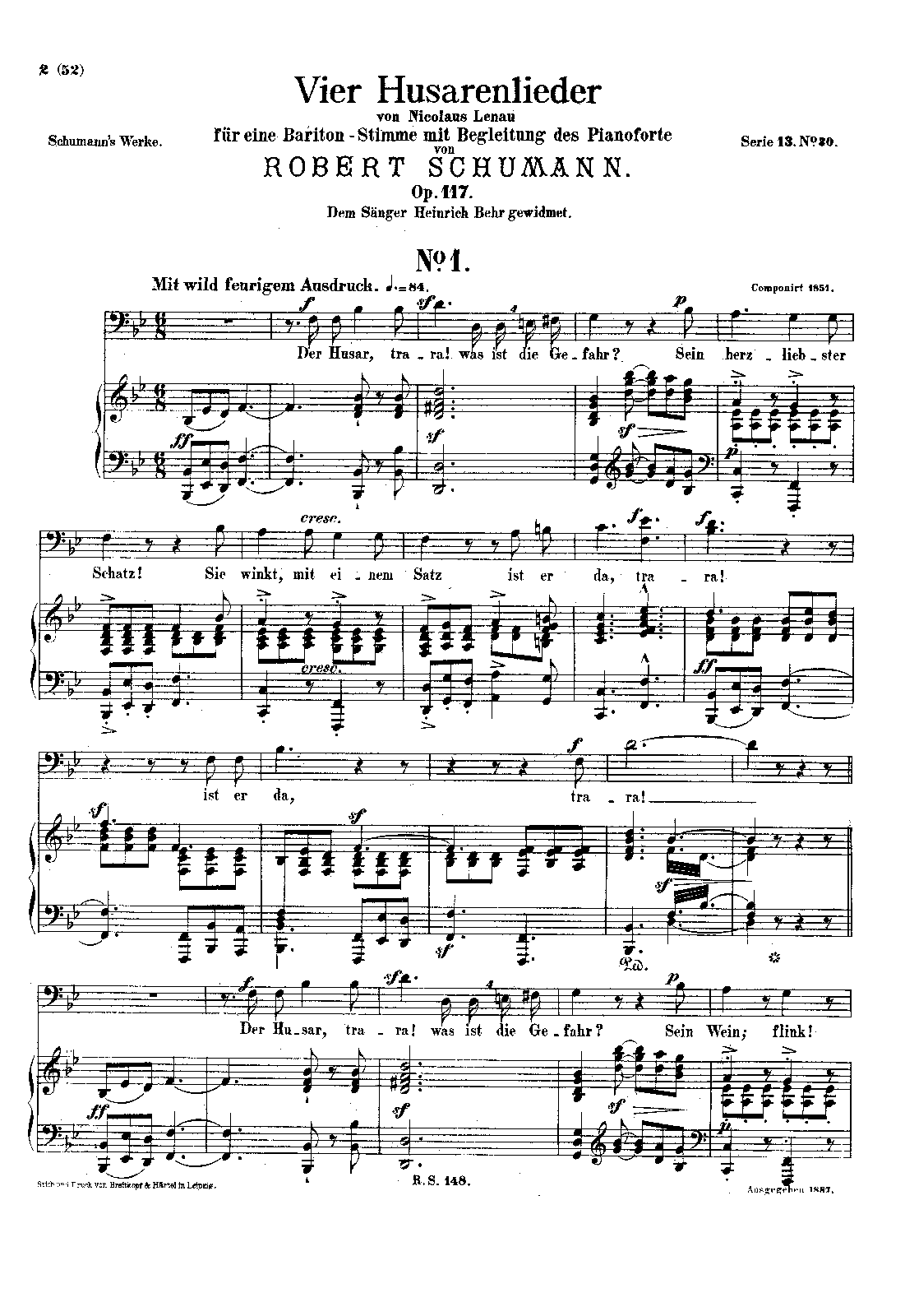4 Husarenlieder