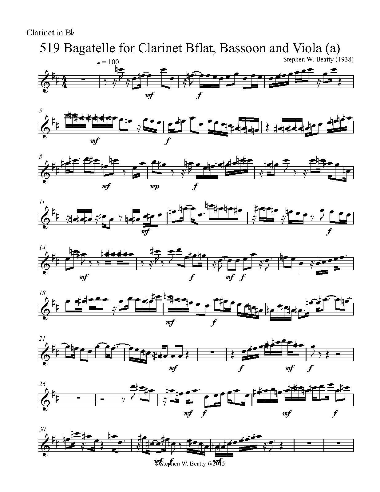 Bagatelle for Bassoon and Viola, Op.519 (Beatty, Stephen W