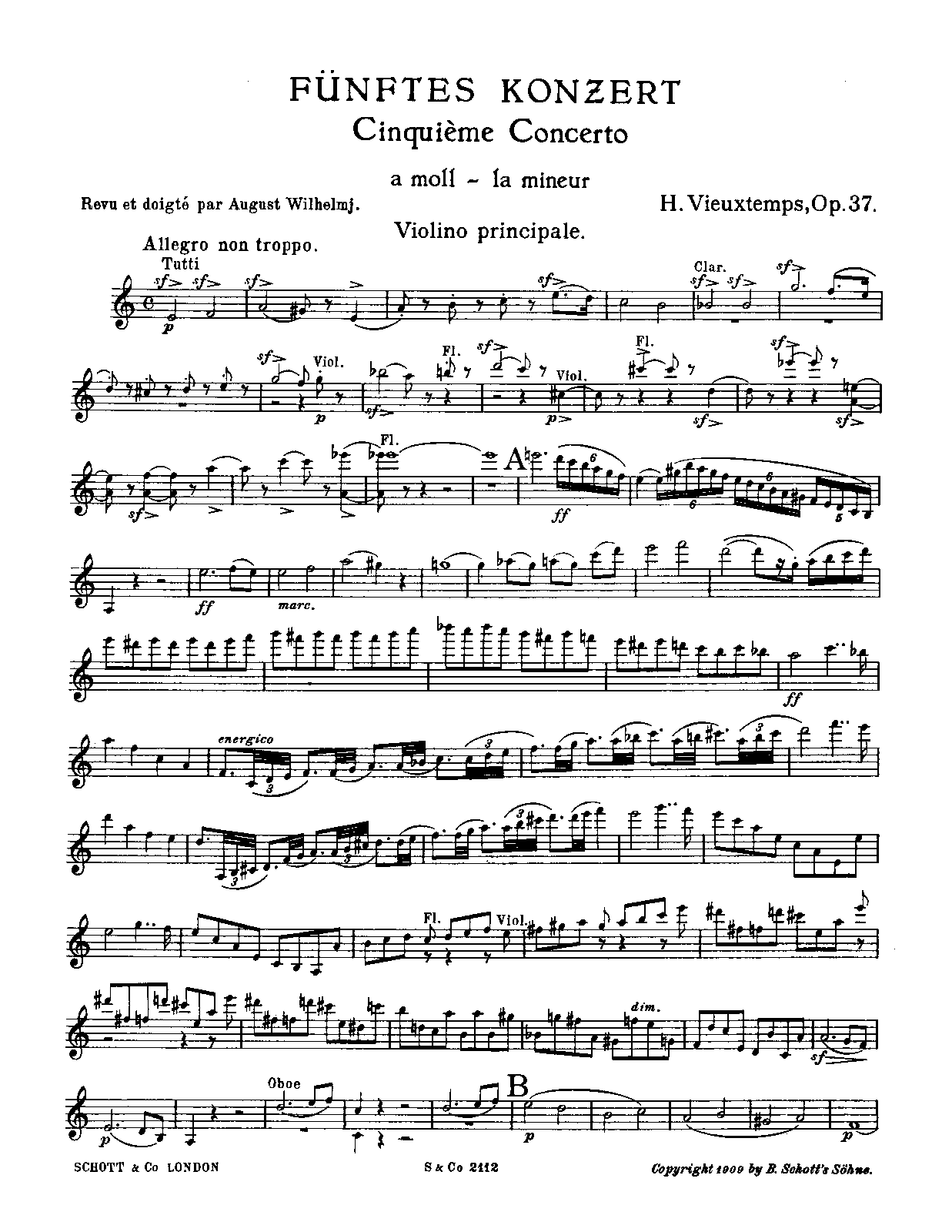 henri vieuxtemps violin concerto no 5