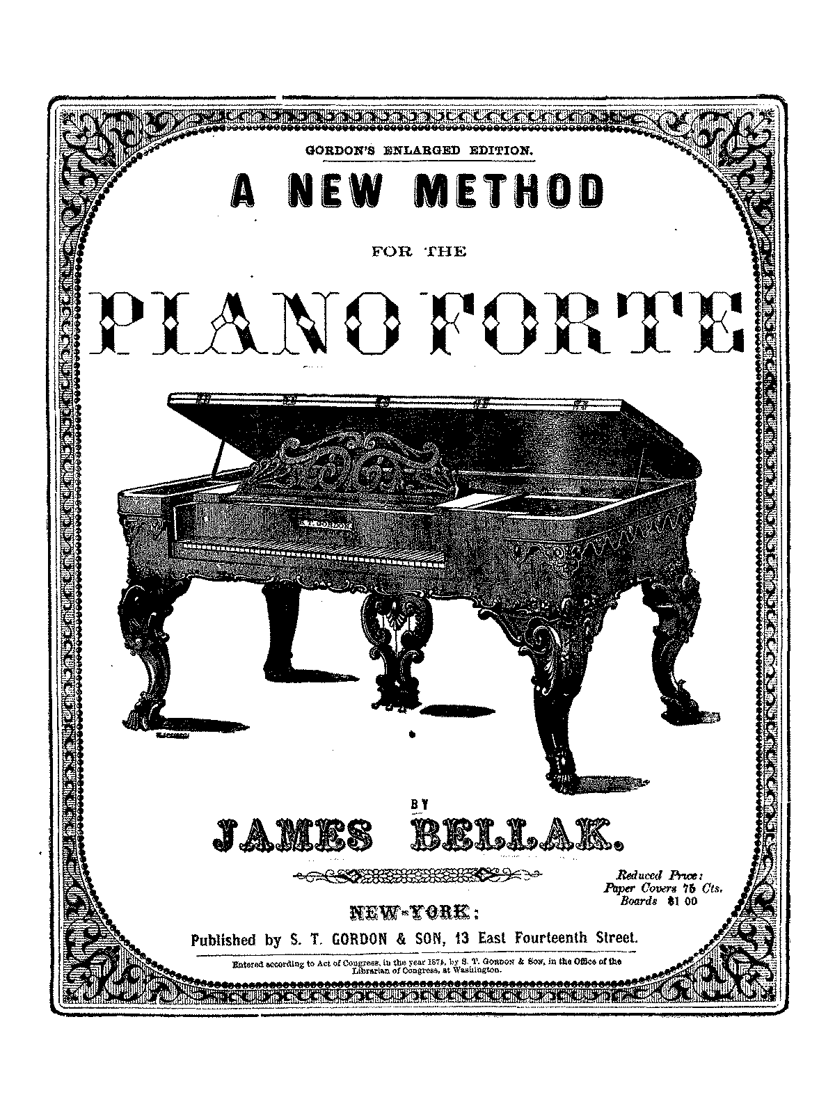 A New Method For The Pianoforte (Bellak, James) - IMSLP