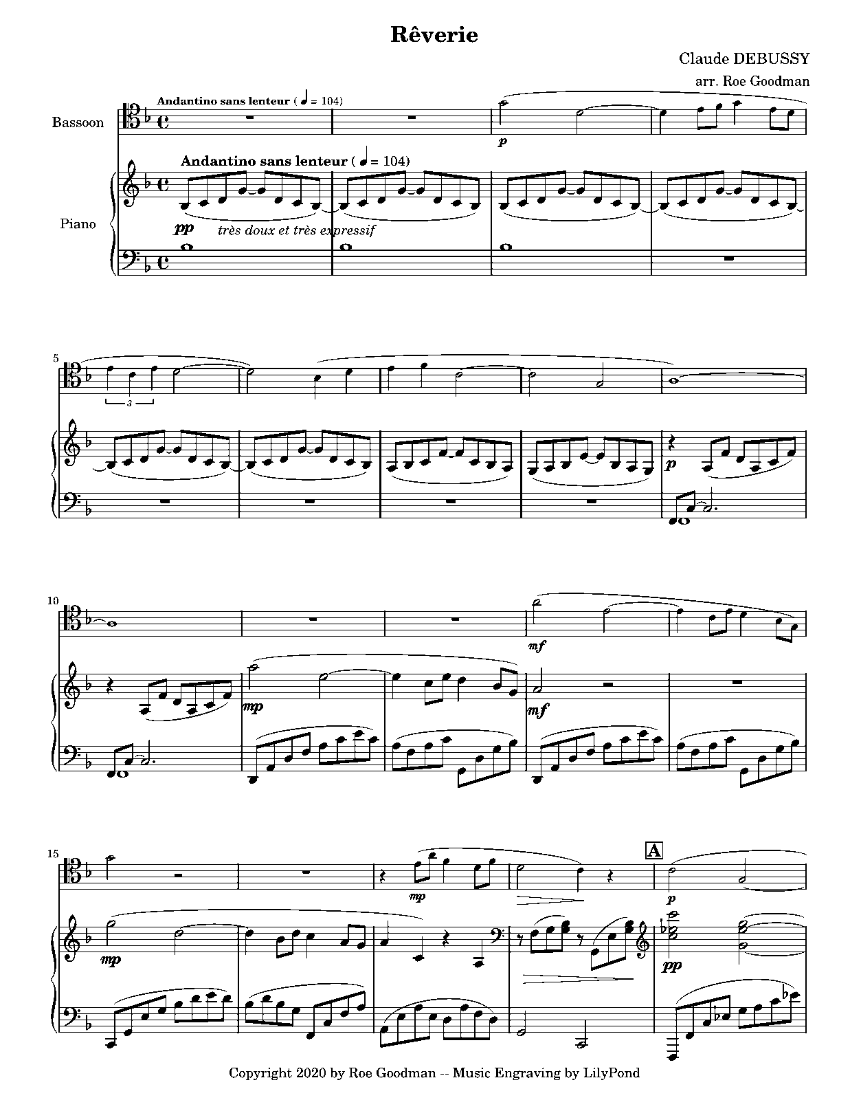 Rêverie (Debussy, Claude) - IMSLP: Free Sheet Music PDF Download