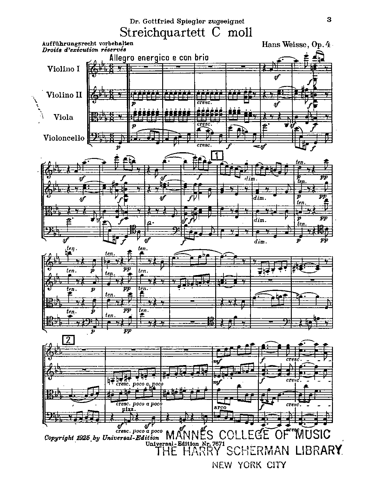 String Quartet (Weisse, Hans) IMSLP