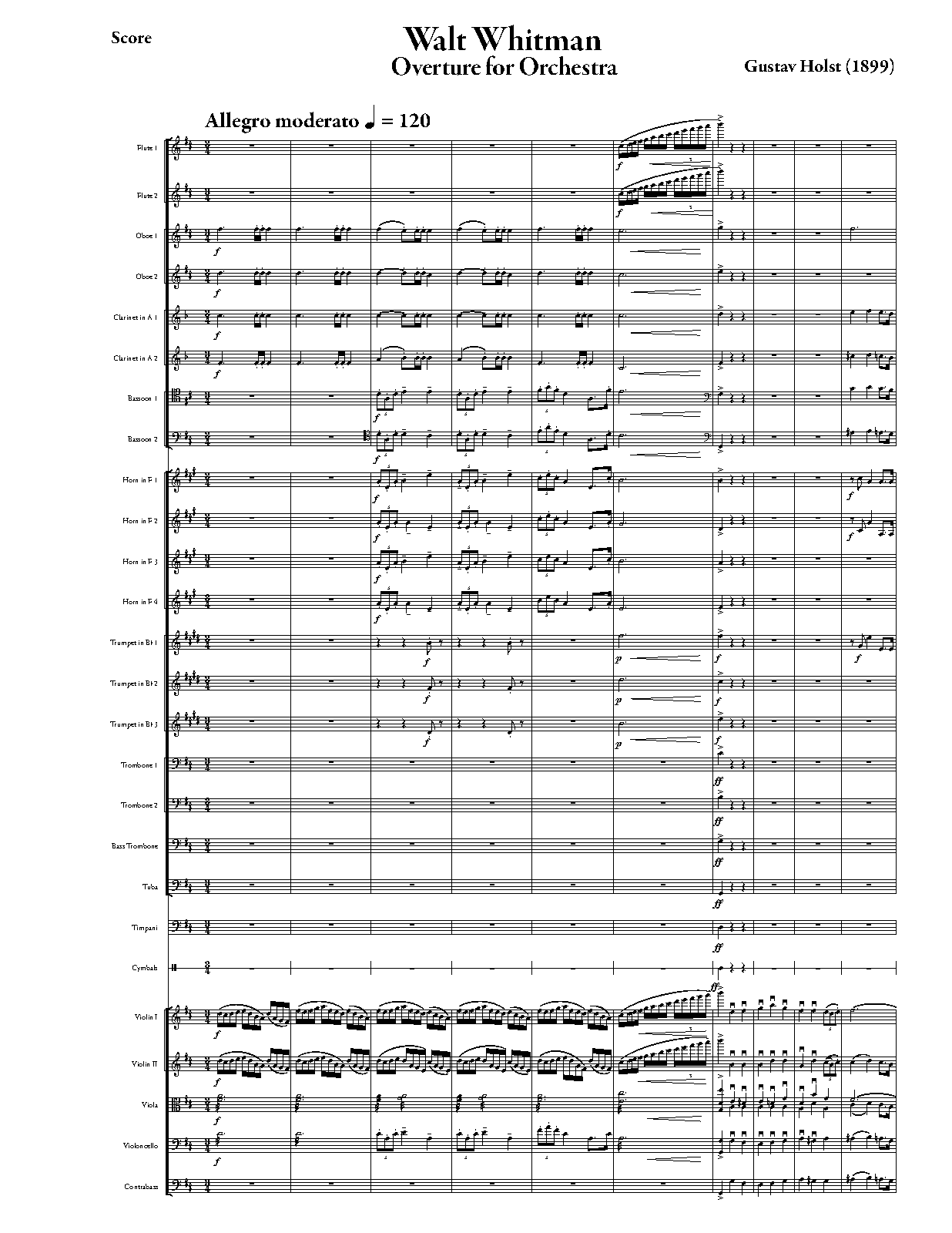 Walt Whitman Overture, Op.7 (Holst, Gustav) IMSLP