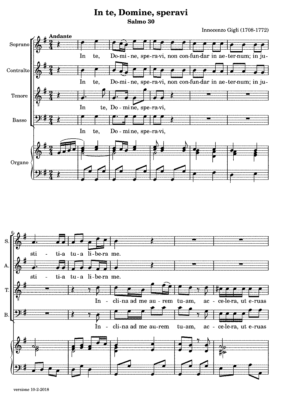 In te, Domine, speravi (Gigli, Innocenzo) - IMSLP