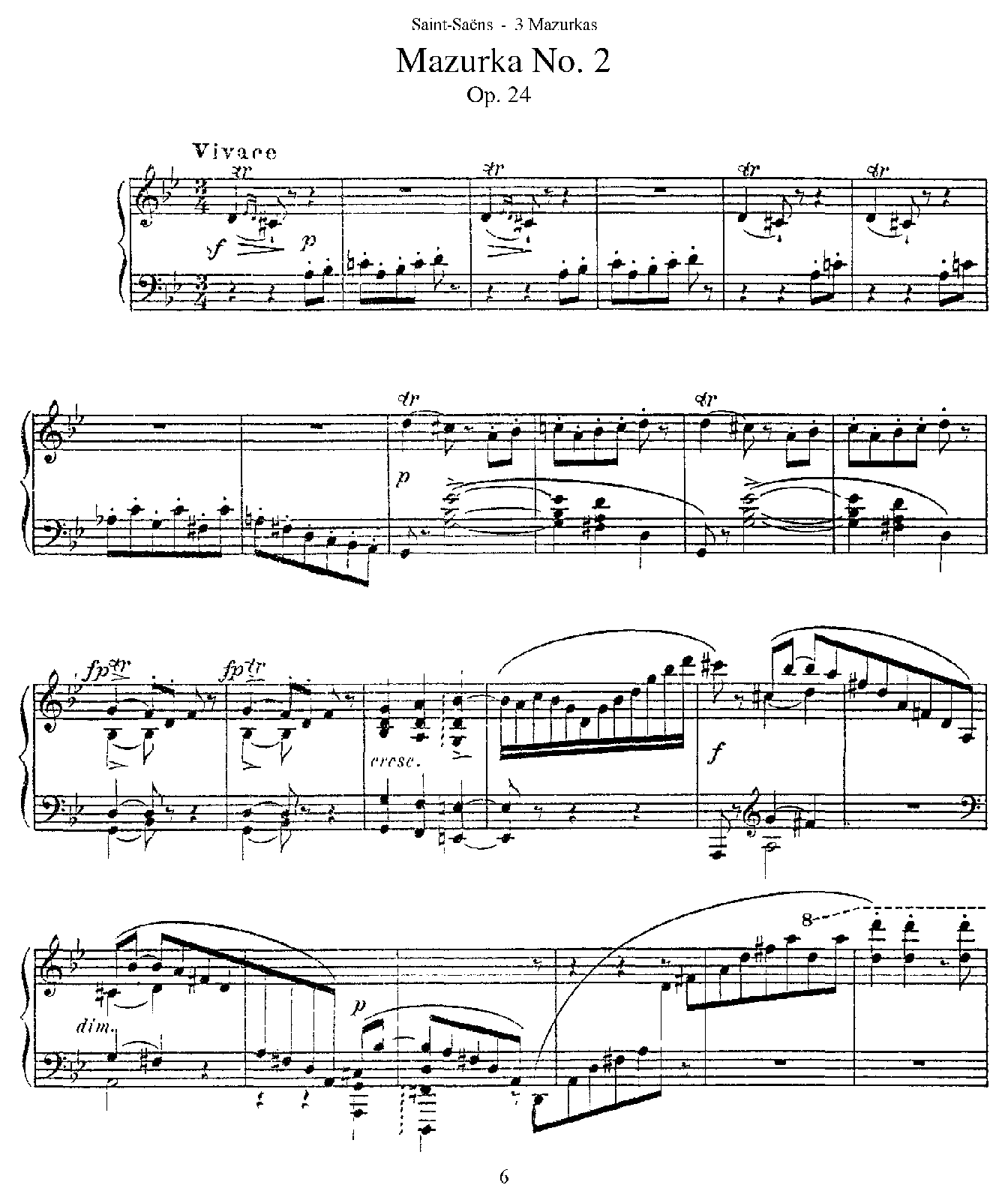 Mazurka in G minor