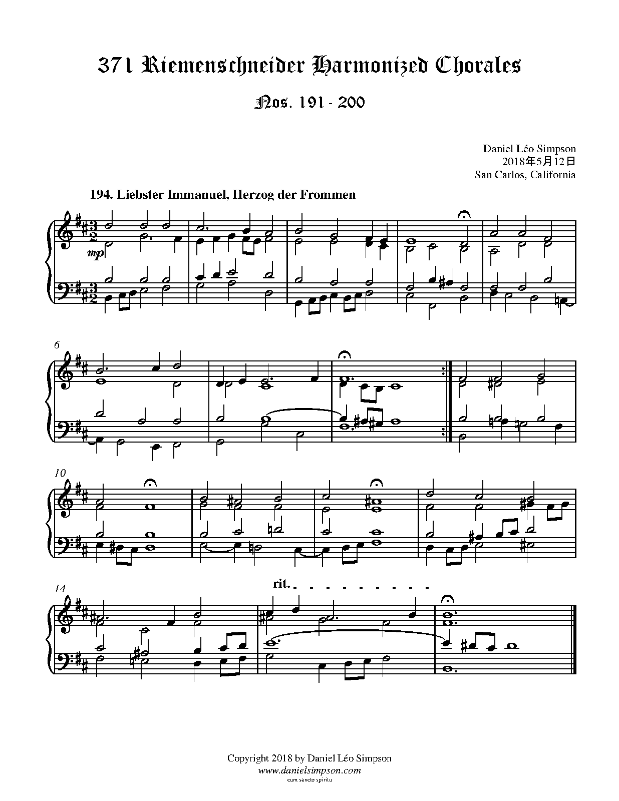 File:PMLP847340-194 Liebster Immanuel, Herzog der Frommen-051218 - Full Score.pdf