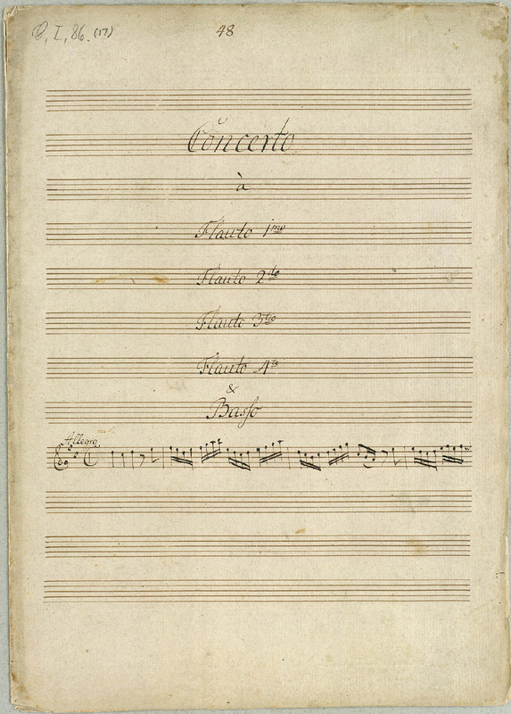 Concerto for 4 Recorders and Continuo in G major, Op.19 No.3