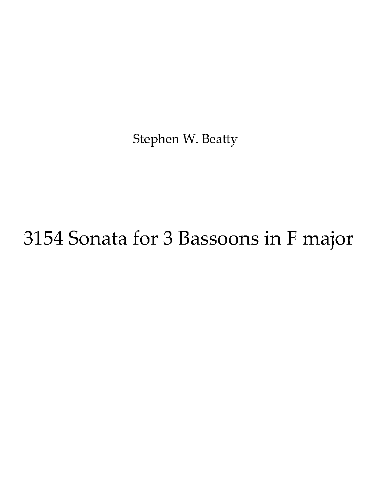 Sonata for 3 Bassoons in F major, Op.3154 (Beatty, Stephen W.) IMSLP