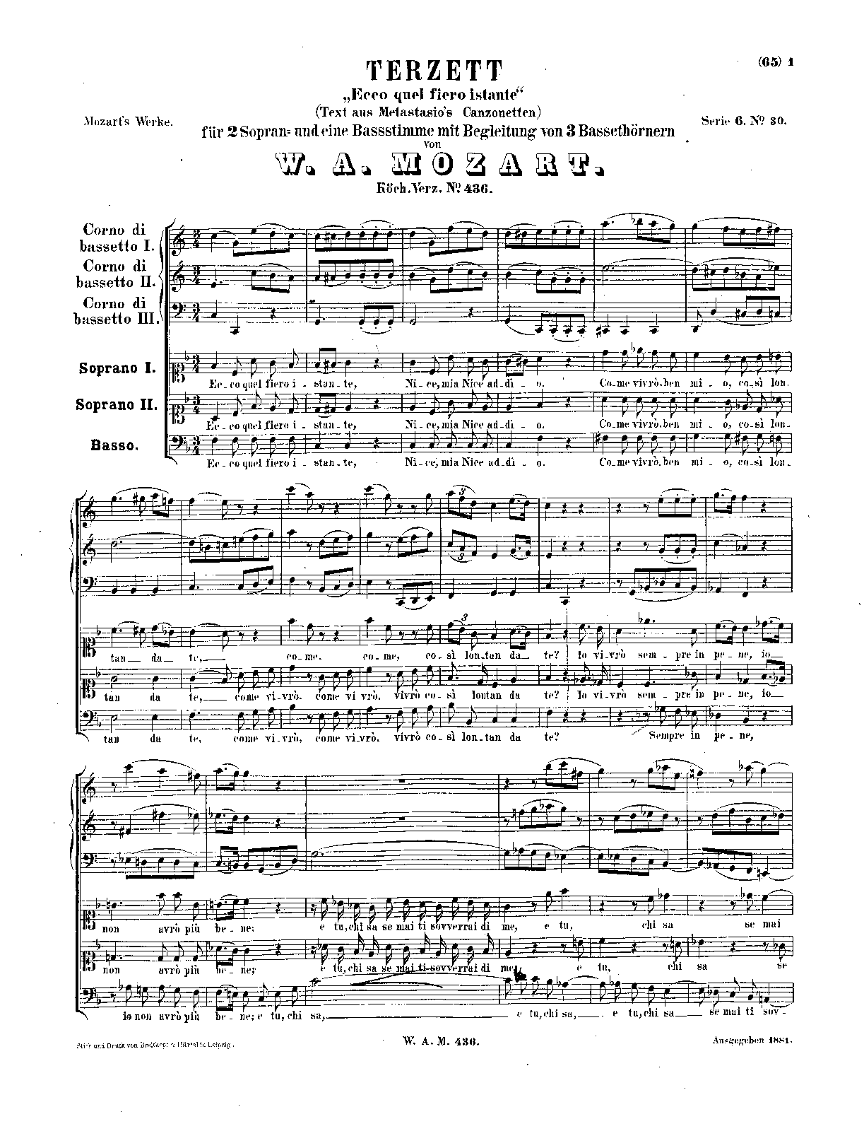 Ecco quel fiero istante