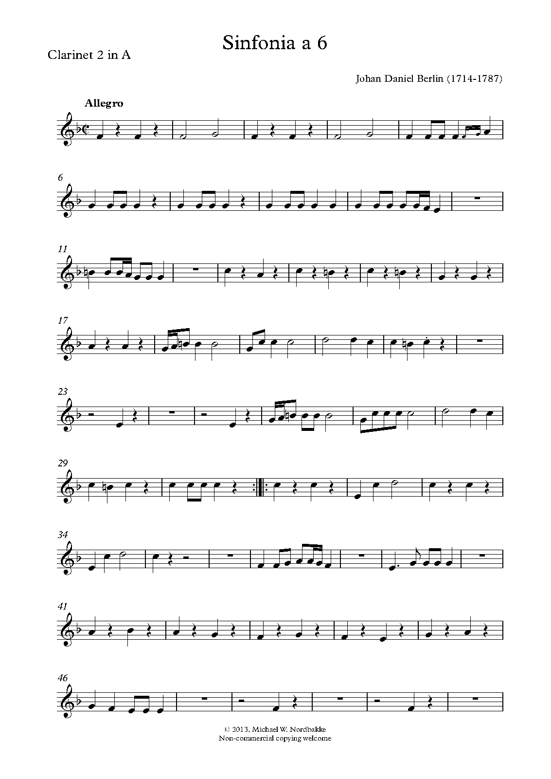 File:PMLP479124-J D Berlin Symph D - Clarinet 2 in A - Clarinet 2 in A.pdf