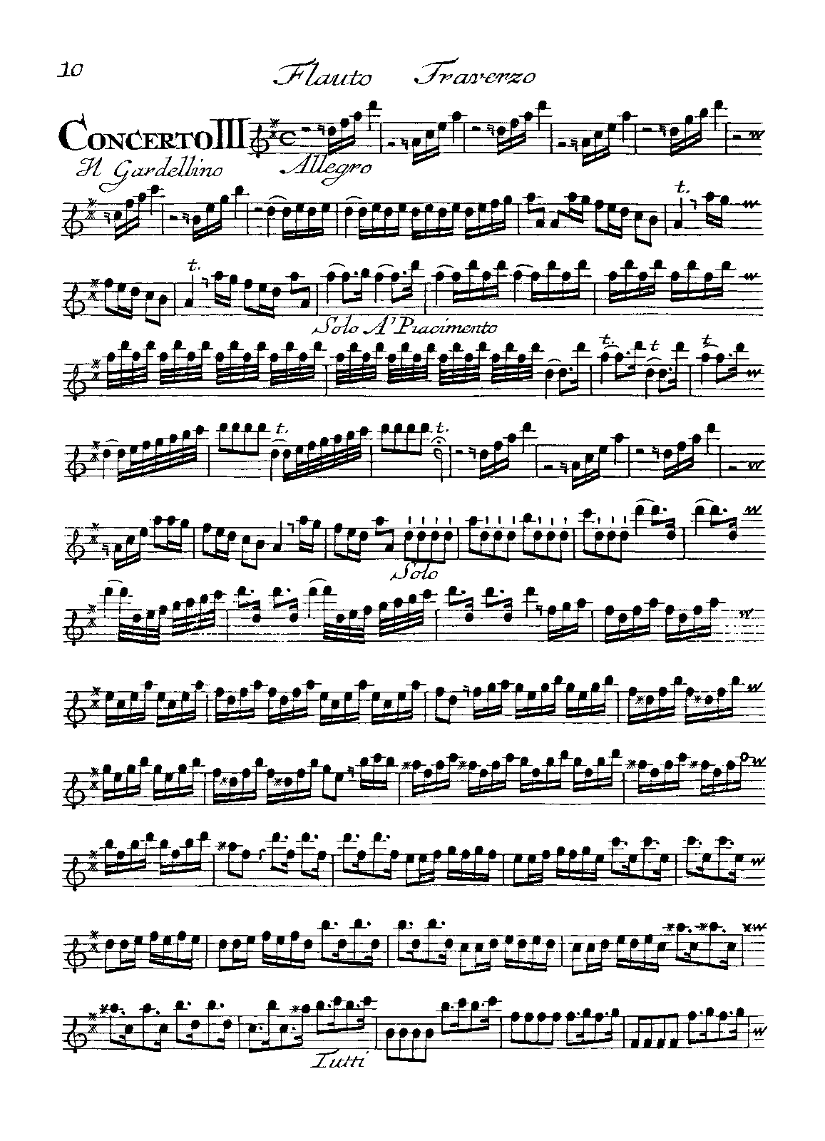 Flute Concerto in D major, RV 428 (Vivaldi, Antonio) IMSLP Free