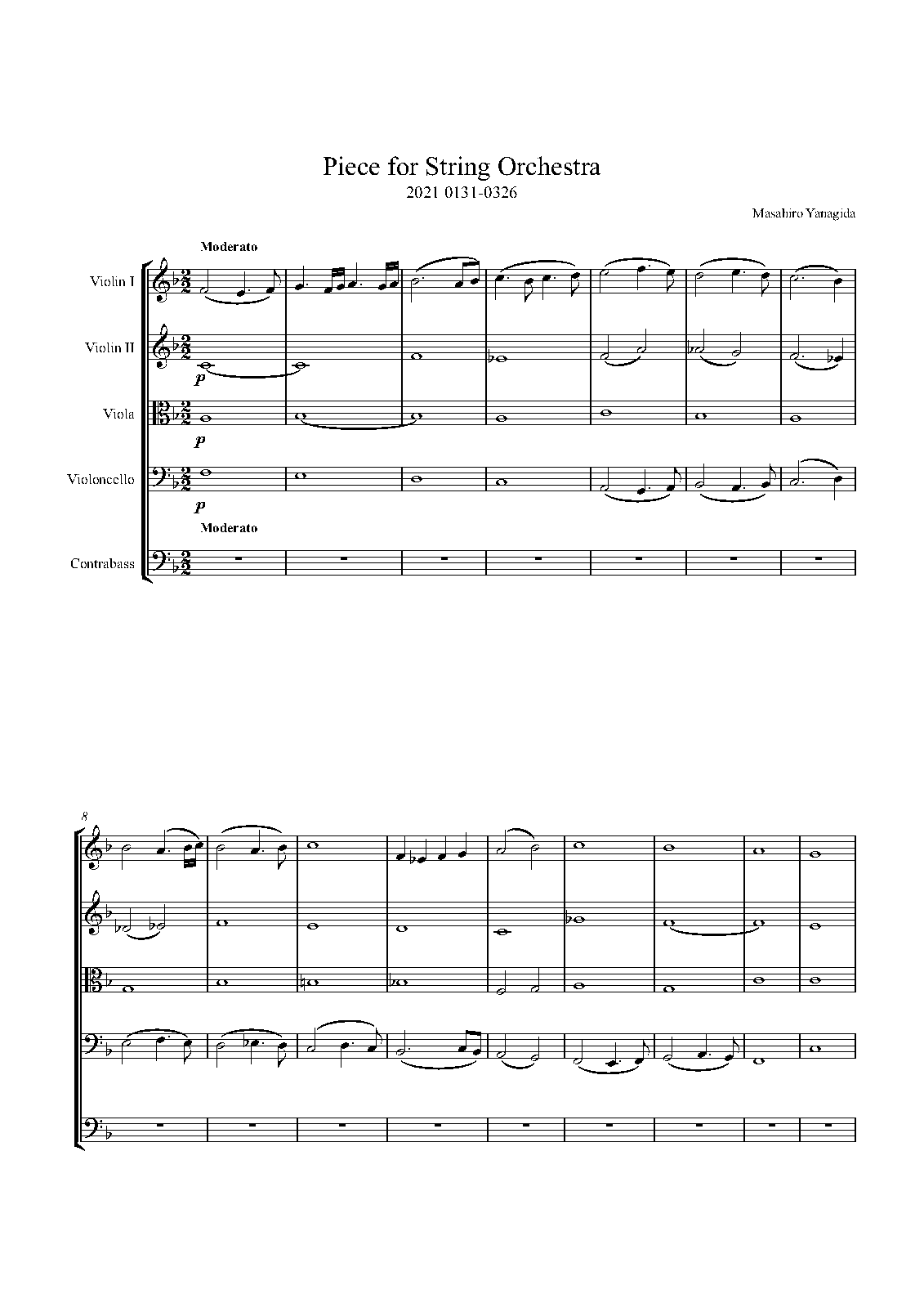 Piece for String Orchestra No.2 (Yanagida, Masahiro) IMSLP