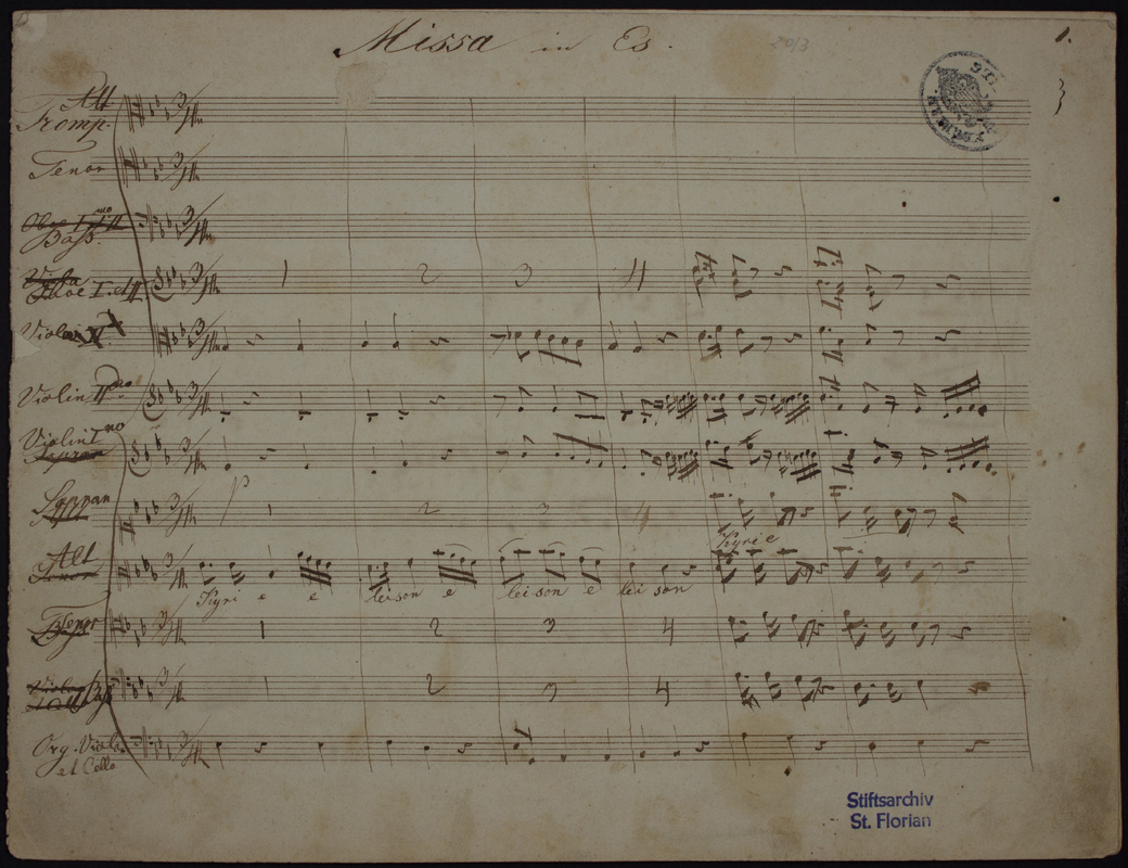 Mass in E-flat major