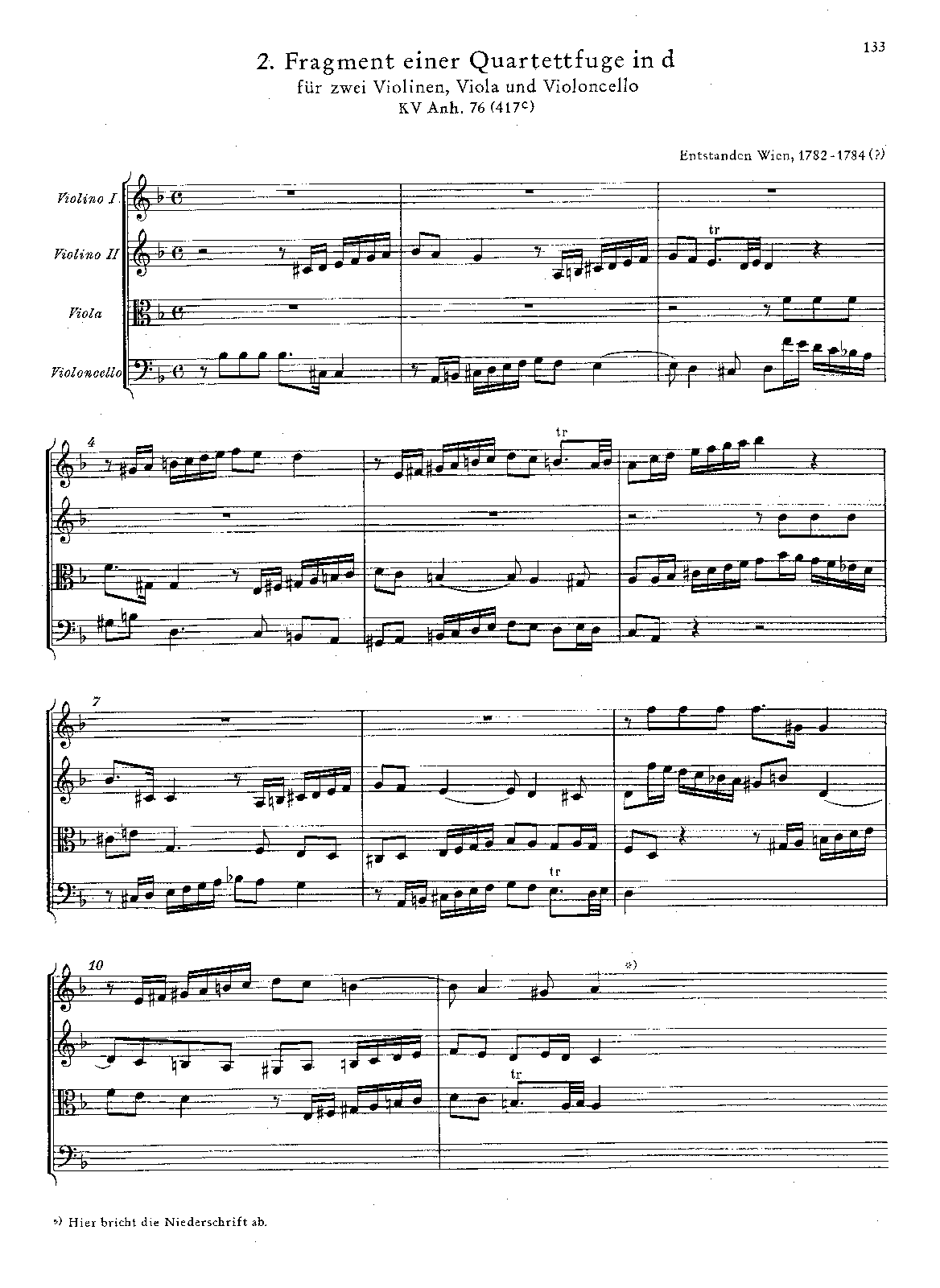 String Quartet in D minor
