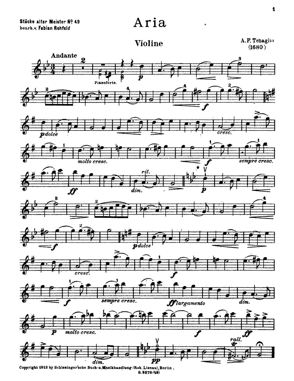 Stücke alter Meister (Rehfeld, Fabian) - IMSLP: Free Sheet Music PDF
