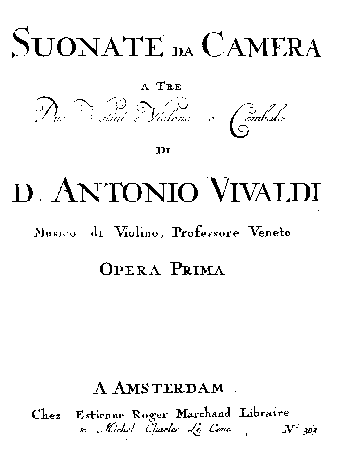 Trio Sonata in E minor