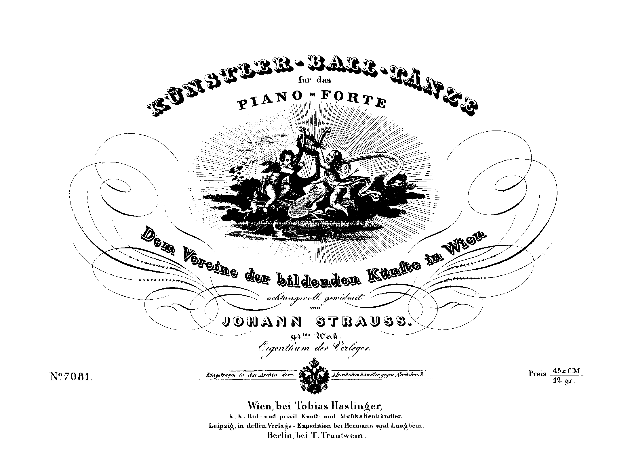 Künstler-Ball-Tänze, Op.94