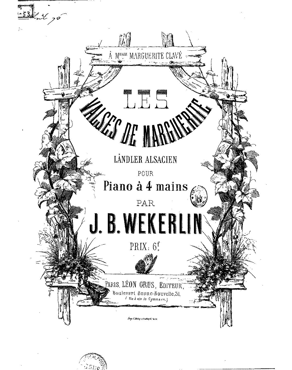 Les valses de Marguerite (Weckerlin, Jean-Baptiste) - IMSLP