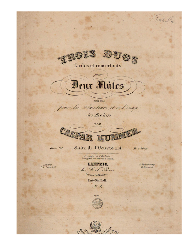 3 Duos faciles et concertants