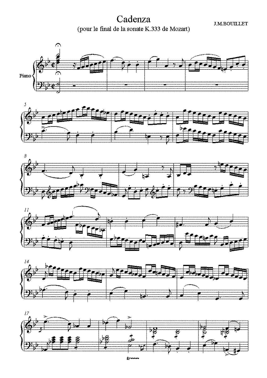 mozart sonata in b flat major k 454