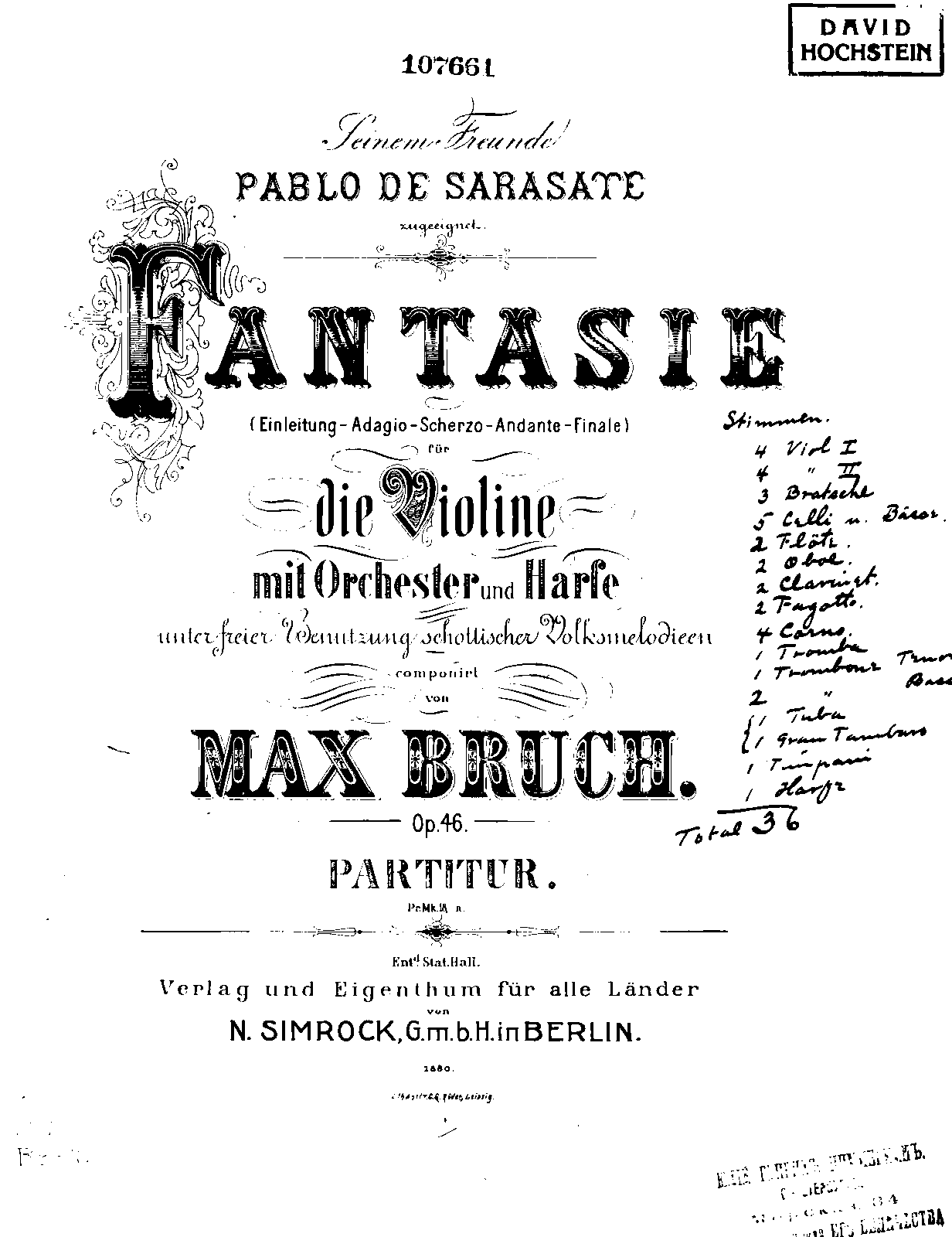 Scottish Fantasy Op. 46