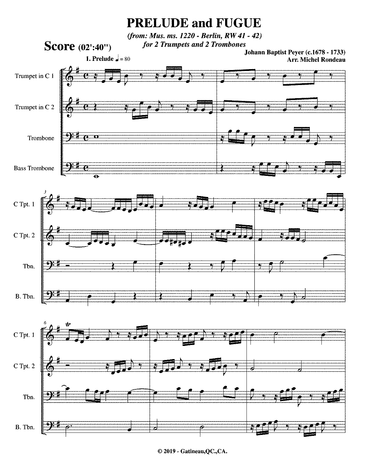 Prelude and Fugue in E minor, RW 41-42 (Peyer, Johann Baptist) - IMSLP