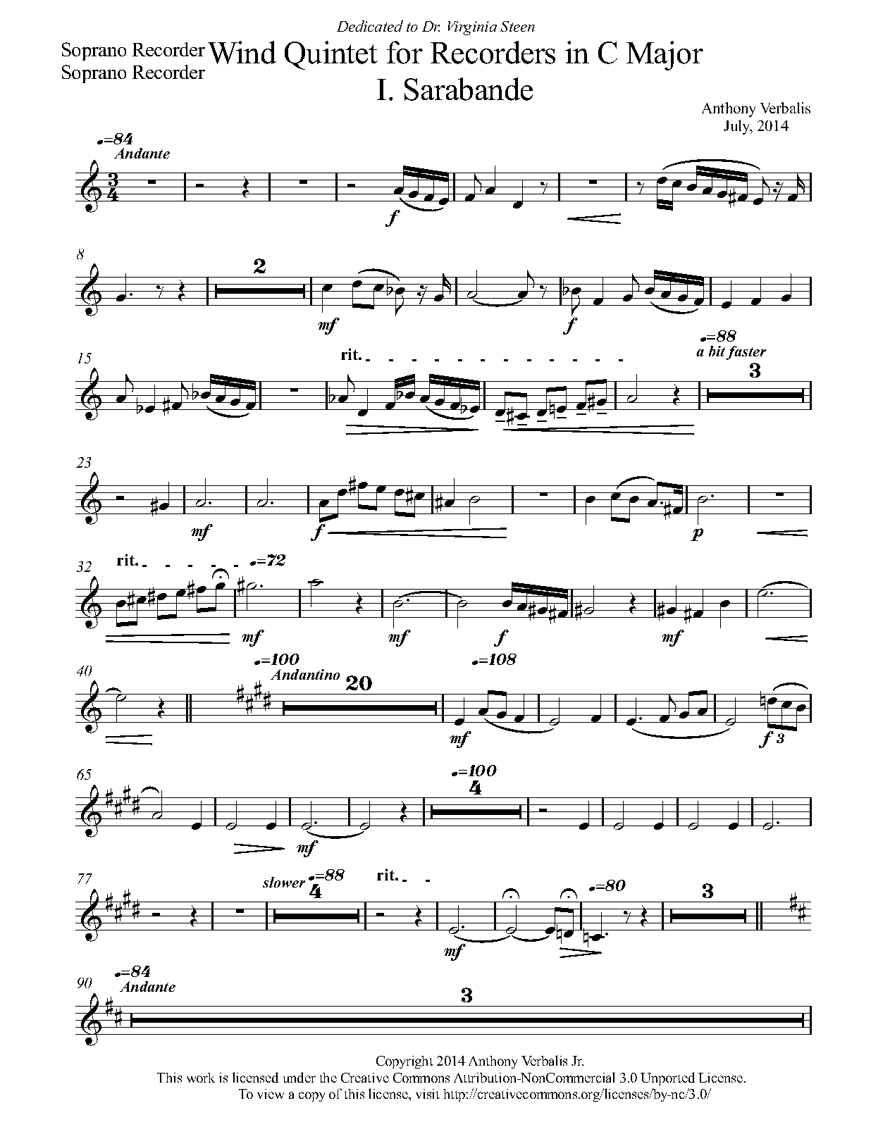 Wind Quintet in C major (Verbalis, Anthony) IMSLP