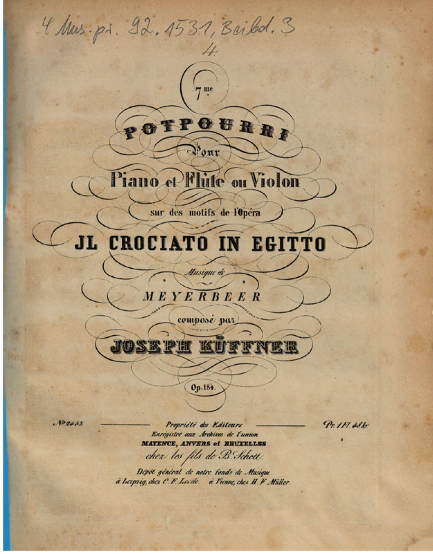 Potpourri for Flute or Violin and Piano No.7