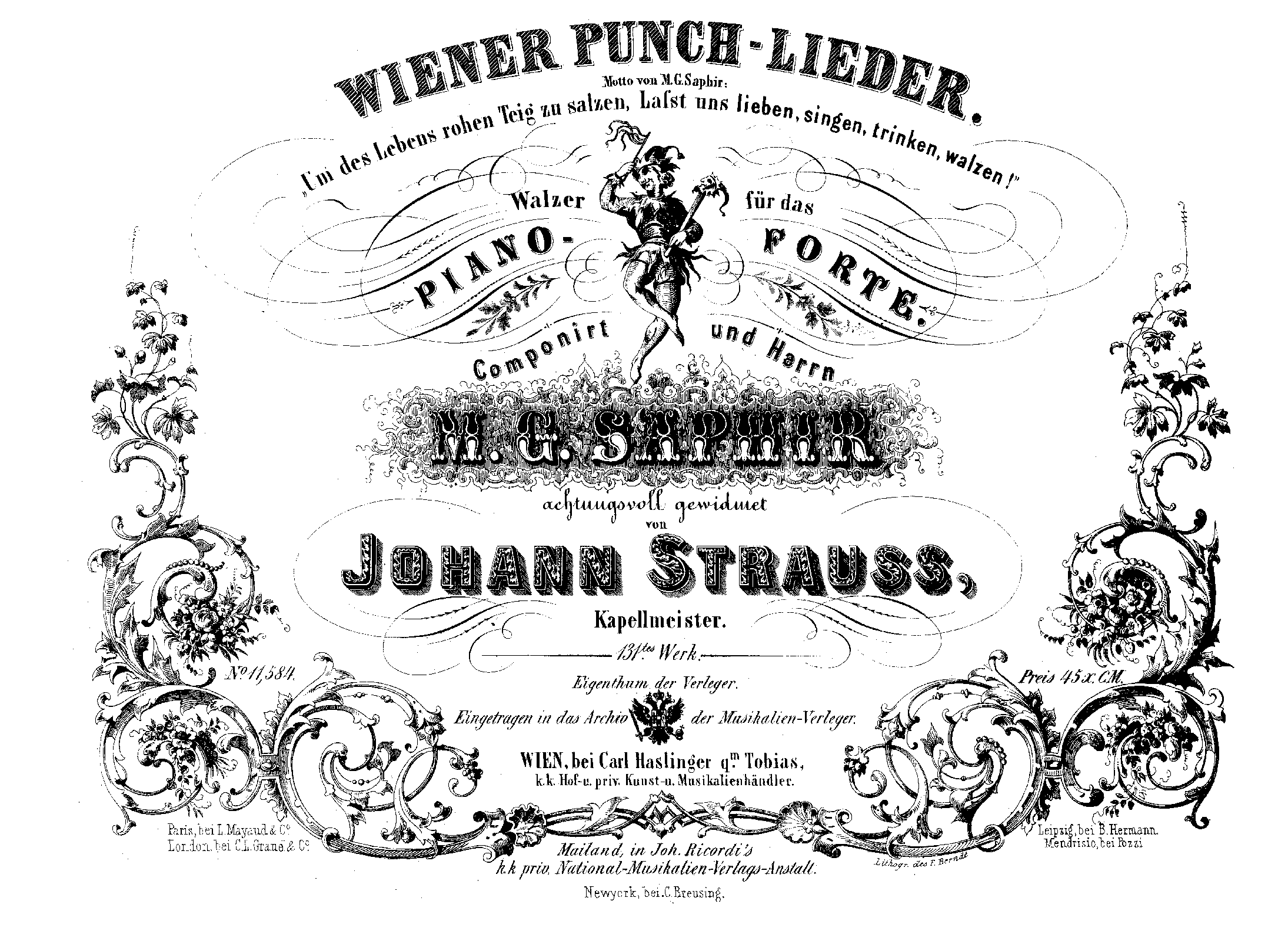 Wiener-Punch-Lieder Walzer