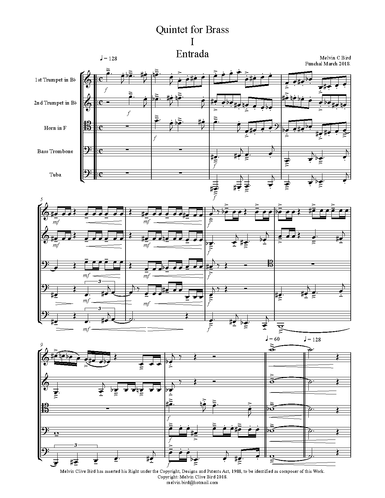 Brass Quintet (Bird, Melvin Clive) IMSLP