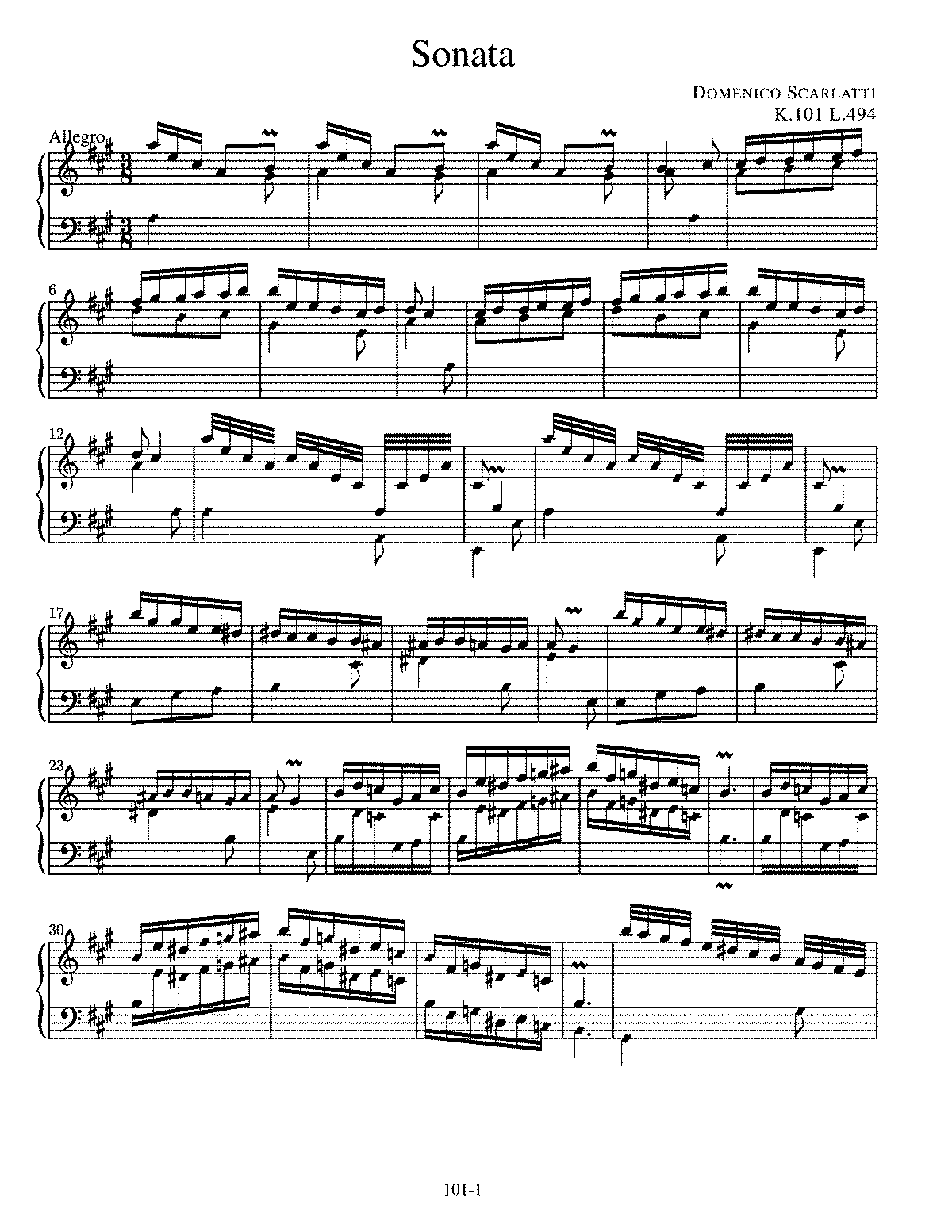 Keyboard Sonatas, K.101-200 (Scarlatti, Domenico) - IMSLP