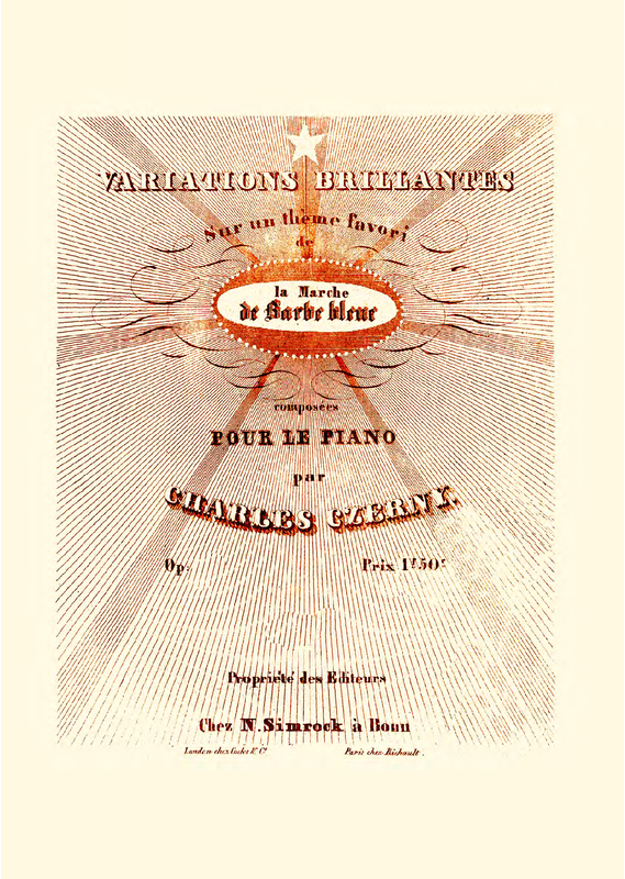 Variations brillantes sur un thème favori de la marche de 'Barbe-bleue'