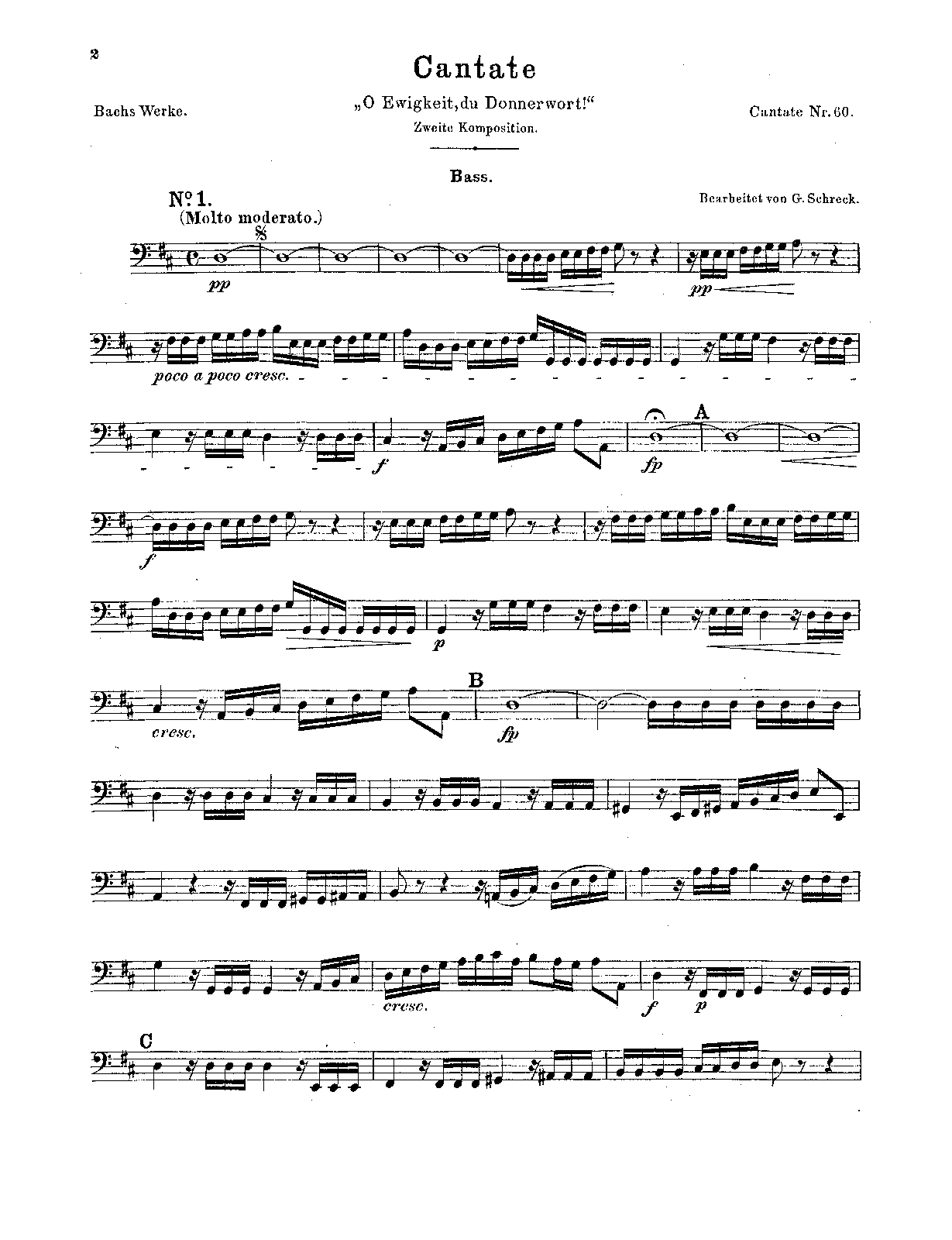 File:PMLP149306-Bach O Ewigkeit, du Donnerwort, BWV 60 - Basses.pdf