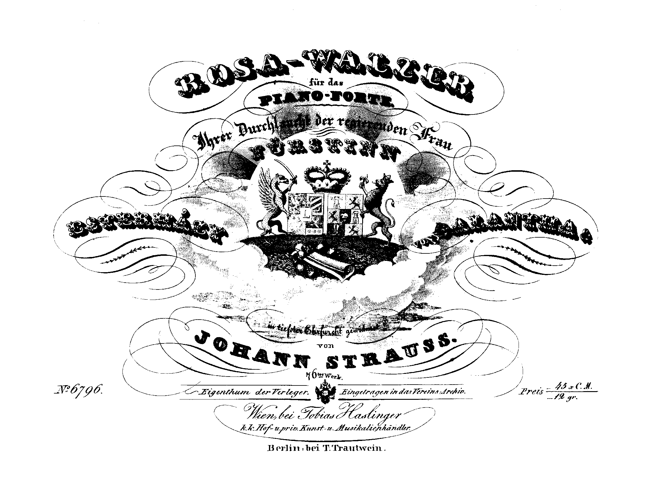 Rosa-Walzer für das Piano-Forte