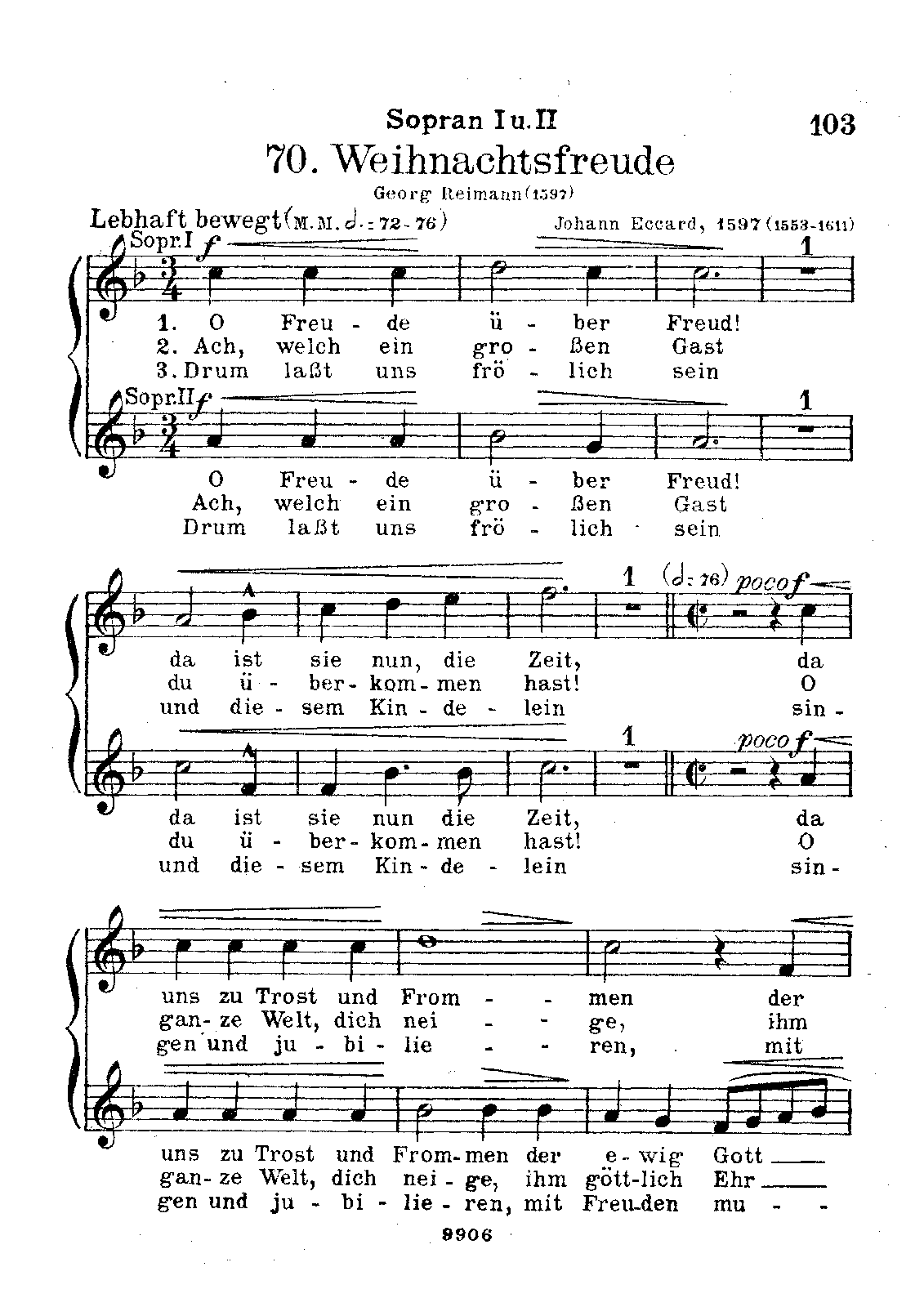 File:PMLP259619-Eccard, Johann, O Freude über Freud! Ed.Thiel, Soprani.pdf