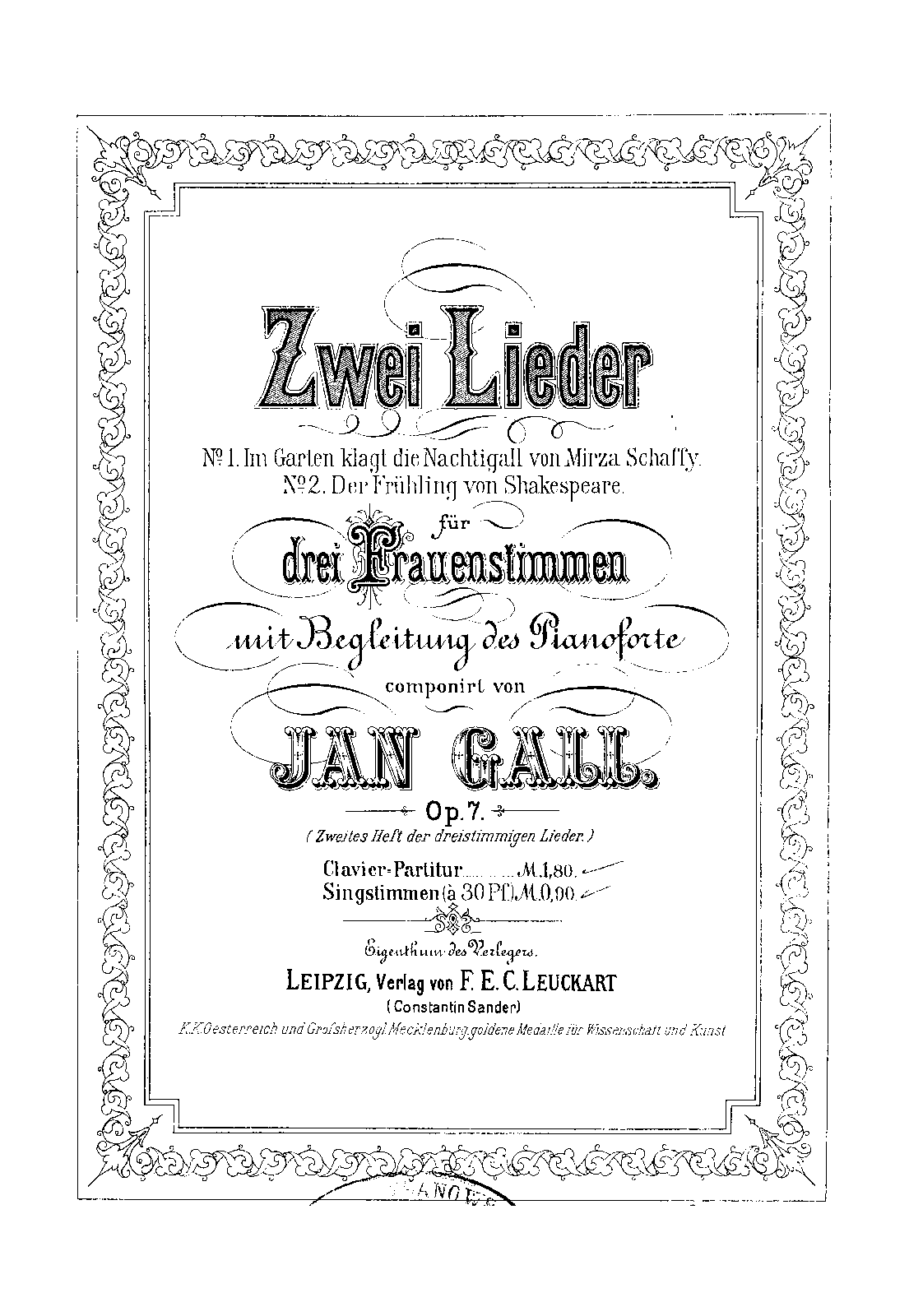 Zwei Lieder