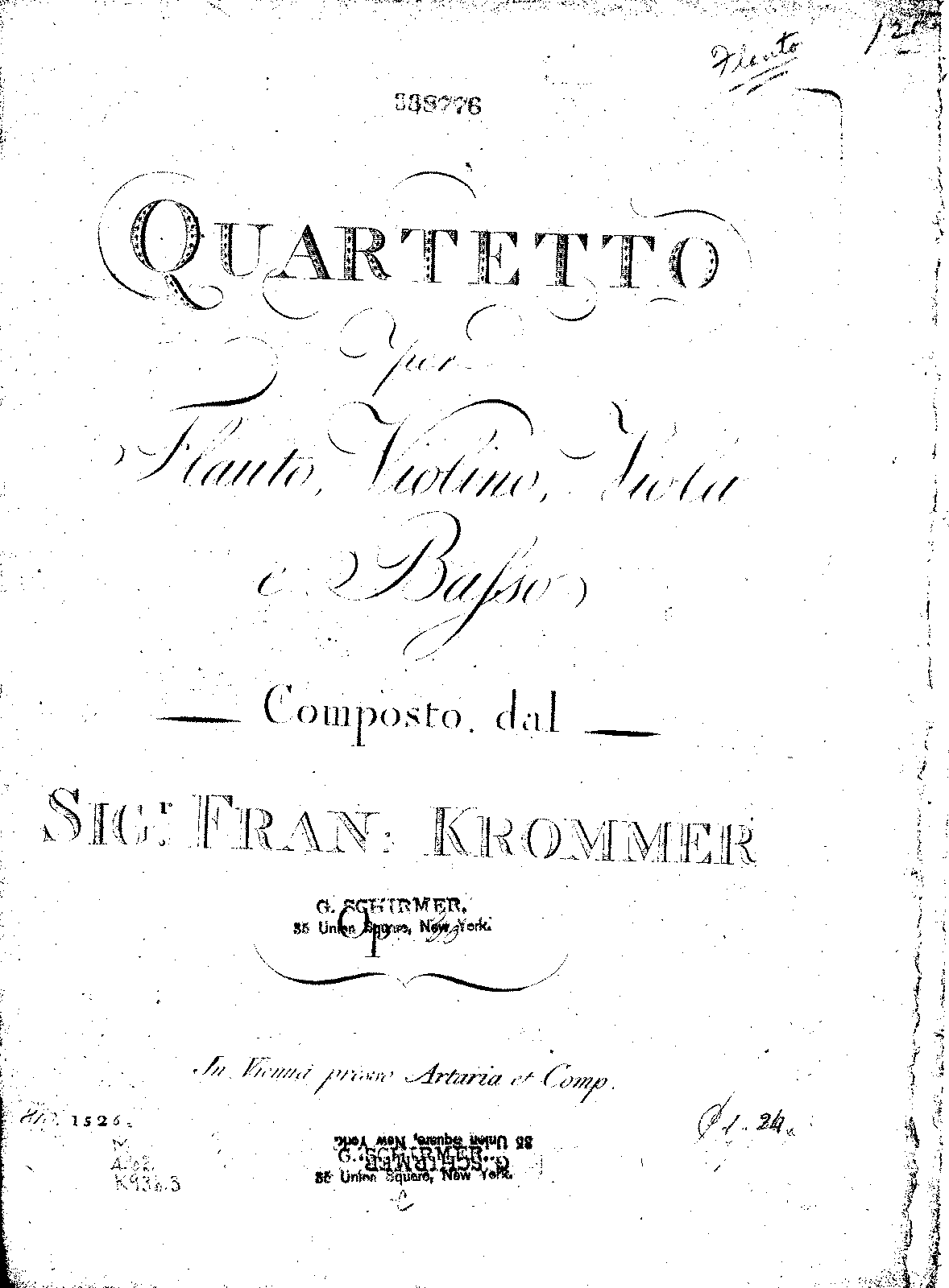 Flute Quartet, Op.30 (Krommer, Franz) - IMSLP